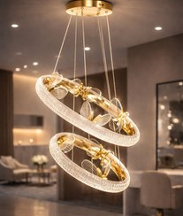 تصویر لوستر مدرن مدل پروانه کد 1101 