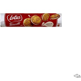 تصویر بیسکوییت لوتوس وانیلی ۲۵۰ گرمی 