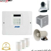 تصویر پکیج دزدگیر آنیک سیمکارتی با 3 چشمی و دوربین بیبی کم 