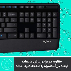 تصویر کیبورد و ماوس بی سیم لاجیتک مدل LOGITECH MK345 