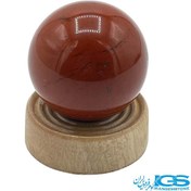 تصویر گوی جاسپر قرمز سایز 3 