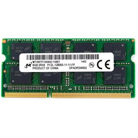 تصویر رم لپ تاپ میکرون مدل DDR3 12800S PC3L ظرفیت 8 گیگابایت RAM MICRON DDR3 12800S PC3L 8G