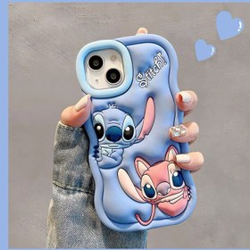 تصویر قاب موبایل آیفون استیچ کاپل سیلیکونی stitch 