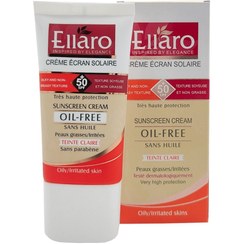 تصویر ضد آفتاب کرم پودری انواع پوست SPF 25 الارو بژ روشن ضد آفتاب صورت مدل Ellaro Sunscreen Cream SPF 25 All Skins 40ml Light Beige مناسب برای انواع پوست SPF 25 حجم ۴۰ میلی لیتر بژ روشن