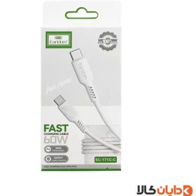 تصویر کابل شارژ تایپ سی به تایپ سی Earldom EC-171C-C 60w Earldom EC-171C-C Type-C to Type-C Charging Cable 60w