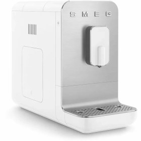 تصویر قهوه و اسپرسو ساز اسمگBCC01 سفید سیلور ا SMEG Coffee and Espresso Maker  Kaffeevollautomat BCC01 Weiß SMEG Coffee and Espresso Maker  Kaffeevollautomat BCC01 Weiß