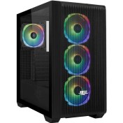 تصویر کیس کامپیوتر گیمینگ اوست مدل GT-AV302-MB Awest GT-AV302-MB Mid Tower Case