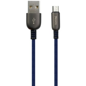 تصویر کابل میکرو یو اس بی Yesido CA25 2.4A 1.2m Yesido CA25 2.4A 1.2m MicroUSB Cable