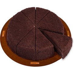 تصویر کیک پودری شکلاتی ۱۰ برش 