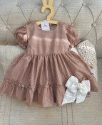 تصویر پیراهن نوزاد چهار خانه 