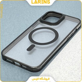 تصویر لارنس | قیمت و خرید کاور Spigen سری Focus Pixels Magsafe ايفون 15 پرو مكس - Black 