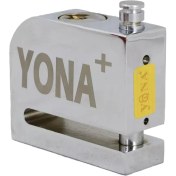 تصویر قفل دیسک یونا ضد سرقت با پین درشت استیل 