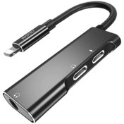 تصویر تبدیل Yesido YAU13 Lightning to AUX / Lightning Yesido YAU13 Lightning to AUX / Lightning Adapter