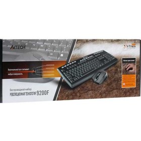 تصویر کیبورد و ماوس بی سیم ای فورتک مدل 9200F A4tech 9200F Wireless Keyboard and Mouse