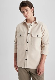 تصویر Relax Fit Uzun Kollu Gömlek 