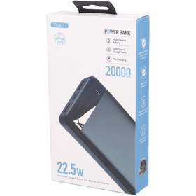 تصویر شارژر همراه وریتی مدل V-PP140-22PD ظرفیت 20000 میلی آمپر ساعت VERITY V-PP140-22PD 20000MAH POWER BANK