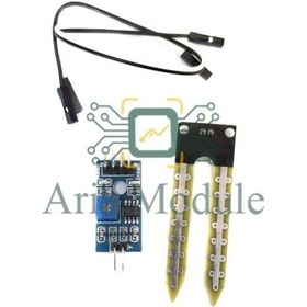 تصویر ماژول سنجش رطوبت خاک دیجیتال 