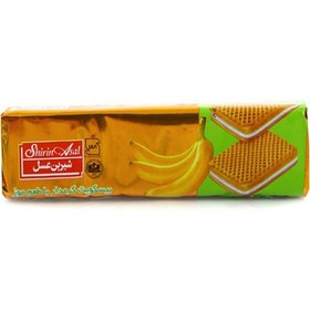 تصویر بیسکویت کرمدار موزی 120گرمی کد 74 