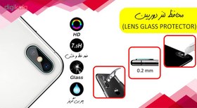 تصویر محافظ لنز دوربین آواتار مدل LNZ-GLS-IXS-1 مناسب برای گوشی موبایل اپل Iphone XS 