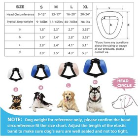 تصویر گوش‌گیر سگ برند derYEP مدل DGP05 سایز L 