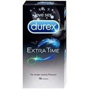 تصویر کاندوم دیورکس، مدل اکسترا تایم، 10 عددی Durex Extra Time