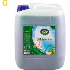 تصویر مایع دستشویی با رایحه سیب من (سبز) حجم 10 لیتری 