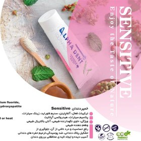 تصویر خمیر دندان طبیعی ضد حساسیت آلفادنت Alfadent natural anti-allergic toothpaste