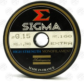 تصویر نخ ماهیگیری سیگما سایز ۰.۱۵، ۱۰۰ متر SIGMA 