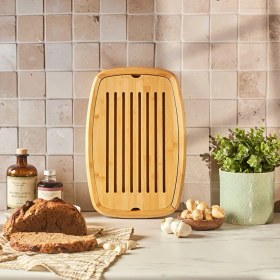 تصویر تخته برش و سرو کاراجا مدل ARIA مجموعه 3 در 1 Karaca Bamboo Aria 3 in 1 Cutting and Serving Board