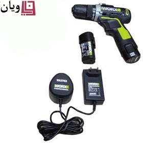 تصویر دریل شارژی 12 ولت ورکس مدل WX128.4 Worx WX128.4 Cordless Drill Driver 12V