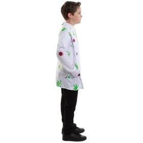 تصویر کت لباس دکتر دیوانه برای کودکان (کوچک) برند halloween Mad Costumes Mad Scientist Coat For Kids (Small)