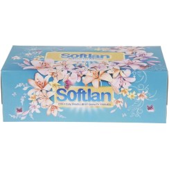 تصویر دستمال کاغذی 150 برگ سافتلن مدل Heaven Garden 