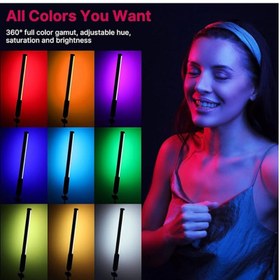 تصویر نور باتومی اولانزی Ulanzi VL119 RGB Tube Light Handheld LED Video Light 