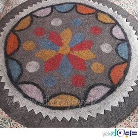 تصویر نمدفرش گرد 