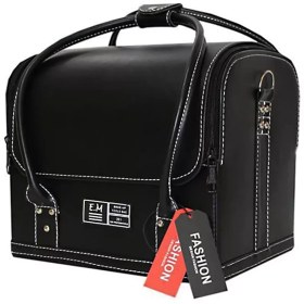 تصویر کیف ابزار نقاشیEM کیف ابزار نقاشی چرمی EM مناسب قرارگیری قلمو ، رنگ و ابزار ها طراحی دستگیره مقاوم باز شدن به صورت طبقه ای بسیار جادار برای انواع لوازم با تفکیک طبق در دو سایز 45 در 25 و 30 در 25