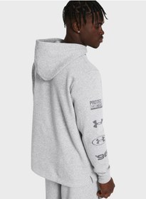 تصویر هودی فلیس ضروری با طراحی خاص برند under armour Essential Fleece Novelty Hoodie