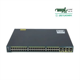 تصویر سوئیچ سیسکو مدل WS-C2960G-48TC-L استوک Cisco WS-C2960G-48TC-L 48Port Switch Stock