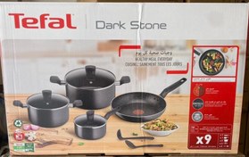 تصویر سرویس قابلمه تفال مدل دارک استون b491s985 TEFAL