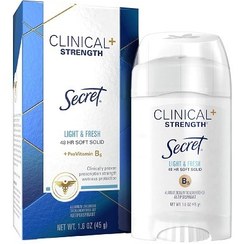 تصویر استیک ضد تعریق سکرت کلینیکال لایت اند فرش حجم 45 گرم Secret Clinical Strength Deodorant Soft Solid Light & Fresh