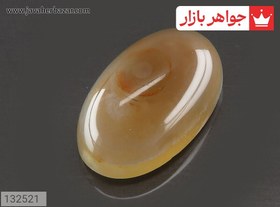 تصویر نگین عقیق باباقوری هندی کد 132521 