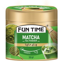 تصویر پودر چای ماچا قوطی فلزی 