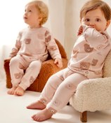 تصویر ست راحتی بلوز و شلوار نوزاد بسیار لطیف - ۱ / گل پنبه 