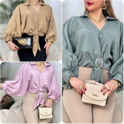 تصویر شومیز حلقه دار باتنوع رنگ زیاد 