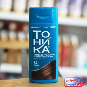 تصویر شامپو رنگ مو تونیکا Tohnka شماره 4.00 حجم 150 میل شکلاتی 