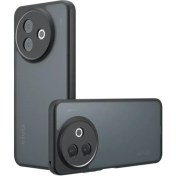 تصویر قاب گوشی ویوو Y39 5G، روکش لمسی TPU + PC مات، مشکی شفاف 
