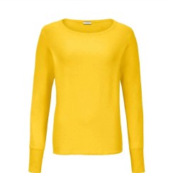 تصویر بلوز بافت زرد زنانه چیبو 