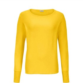 تصویر بلوز بافت زرد زنانه چیبو 