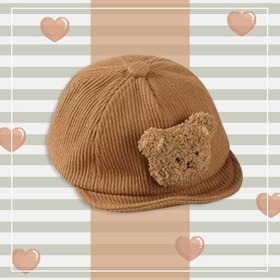 تصویر کلاه نوزادی کبریتی تدی‎ - مشکی ا Teddy match baby hat Teddy match baby hat