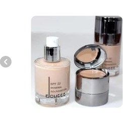 تصویر کرم پودر کانسیلر دار شیشه گرد 