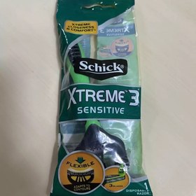 تصویر خودتراش شیک مدل xtreme 3 sensitive ورقه ای تکی اورجینال 